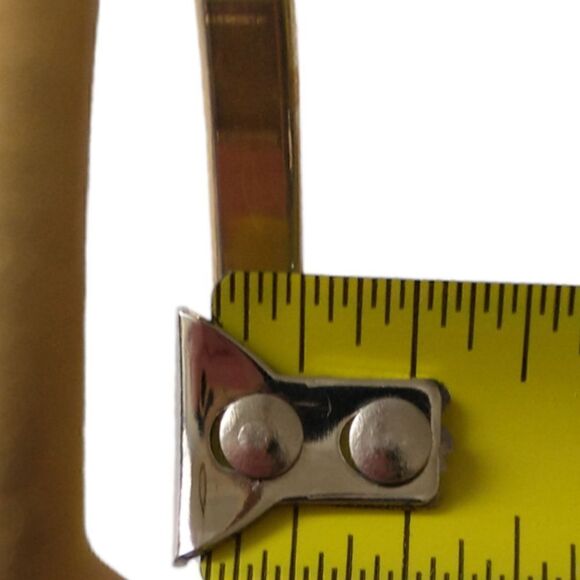 Vintage Gold Tone Bangle Bracelet EVOKE Brushed Stackable Bohemian Gypsy Hippie. - Picture 5 of 16